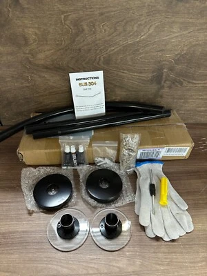 Expandable Corner Shower Curtain Rod Kit | Sus 304 | Drill Free | Black - Image 1 of 4