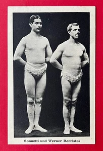 AK Zirkus & Varieté um 1910 Typen Sonnetti und Werner Barristes      ( 149494 - Bild 1 von 2