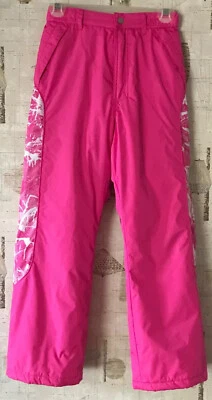 Pantalones Athletech Niña Invierno Deportes Nieve Esquí Prendas Exteriores Rosa/Blanco Talla L 10/12 Foto 1 de 4