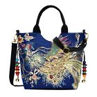 Shiny Sequins  Embroidered Ladies Canvas Tote Bag Shopping Shoulder6838