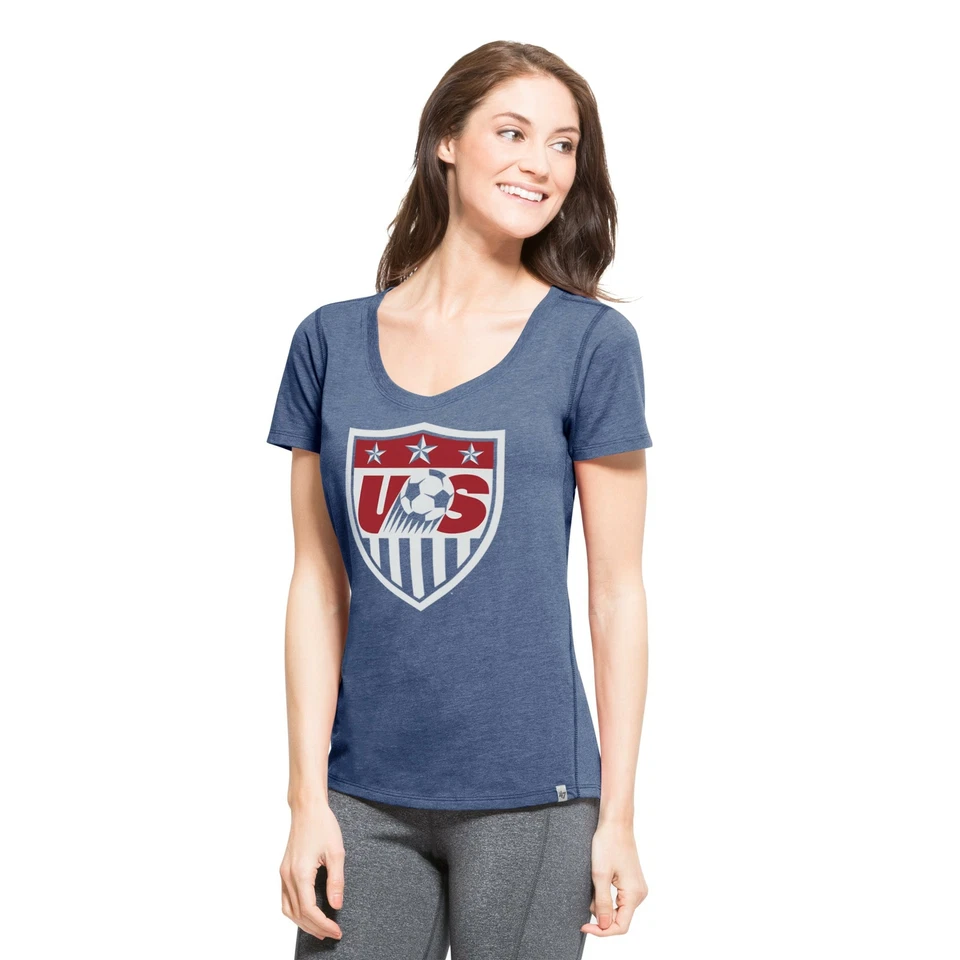 Camiseta High Point Mujer Copa Mundial Fútbol Estados Unidos '47, Grande, Azul Cambio Foto 1 de 1