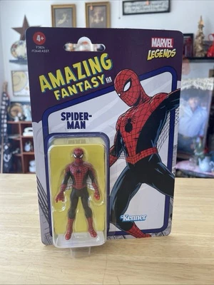 Figura de acción Hasbro Marvel Legend Retro Spider-Man 3 3/4" Foto 1 de 4