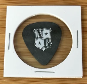 Nickelback - Ryan Peake Tour Guitar Pick - Black/White - Picture 1 of 2