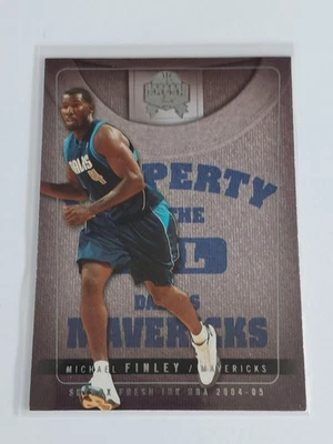 2004-05 Skybox Fresh Ink Michael Finley Property Of #6 PO Dallas Mavericks - Image 1 of 2