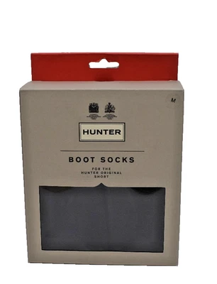 Hunter Original Short Boot Socks Size Medium Black New! - Image 1 of 4