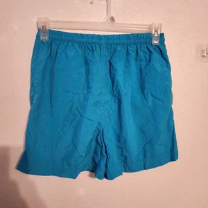 Vintage Talbots Kids Girls 4.5" Blue Shorts Drawstring Size 16 - Picture 1 of 7