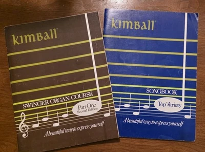 Dos libros de música EZPlay Kimball para piano, órgano y guitarra Foto 1 de 2