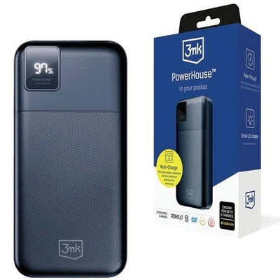 Powerbank 3MK PowerHouse 20000mAh Multi Charge, QC, PD, Pass-Through - Bild 1 von 4