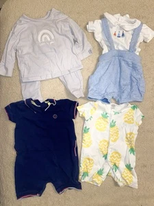 Baby Boys Summer Romper Bundle 3-6 Months - Tedbaker F&F George Nutmeg - Picture 1 of 5