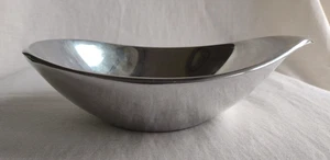 Vintage 1999 Nambe Metall Schale 700 Eva Zeisel - Bild 1 von 19