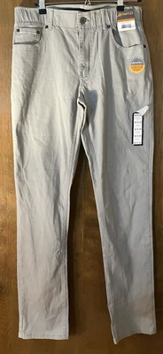 NWT Architect Active Flex Slim Fit Pants Mens 32x34 Light Gray - Image 1 of 4