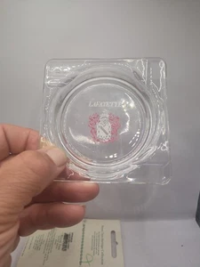 VINTAGE Lafayette College Easton, Pa Glass 4x4 Free Shipping - Picture 1 of 2