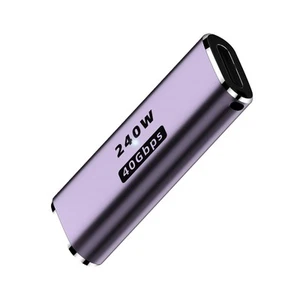 Universal USB4.0 Type-C Female To Female Adapter Coupler 240W 40Gbps 8K @60hz - Photo 1 sur 13