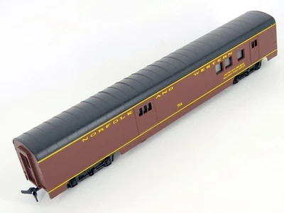 HO ConCor NORFOLK & WESTERN 72' Streamlined RPO N&W #714 Passenger Car MW - Image 1 of 3