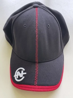 VTG Nautica Competition Red Black Embroidered Logo Fitted L/XL Hat Cap 90s Snap - Image 1 of 4