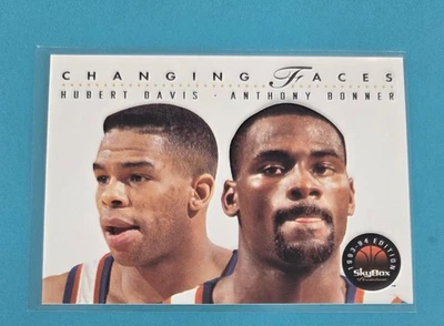 Tarjeta de baloncesto 3F 1993-94 SkyBox Premium #309 Hubert Davis/Anthony Bonner Foto 1 de 2