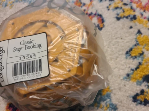 Classic Sage Booking Basket New Unused Cover