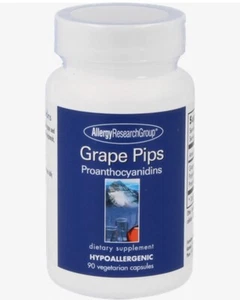 Allergy Research Group Grape Pips Traubenkernextrakt 90 Kapseln (2119,18 EUR/kg) - Picture 1 of 2