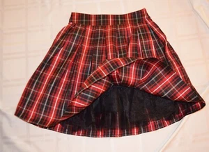 Gymboree HOLIDAY CLASSICS Red Plaid Silk Skirt NWT  7 12 Big Sister - Picture 1 of 4