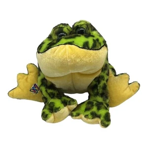 Webkinz Bull Frog Toad No Code Stuffed Animal Plush Ganz Toy HM114 - Picture 1 of 6