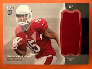 2012 Topps Michael Floyd Rookie Jumbo Jersey RC #RJR-MF Cardinals - Picture 1 of 2