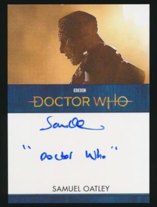 2022 Rittenhouse Doctor Who Series 11 & 12 UK Inscription Autograph Samuel