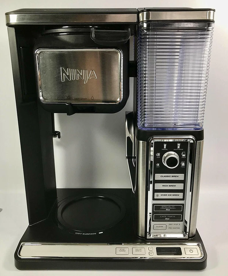 Ninja CF090A  10Cup Coffeemaker glass carafe built in frother Black  - Image 1 of 1