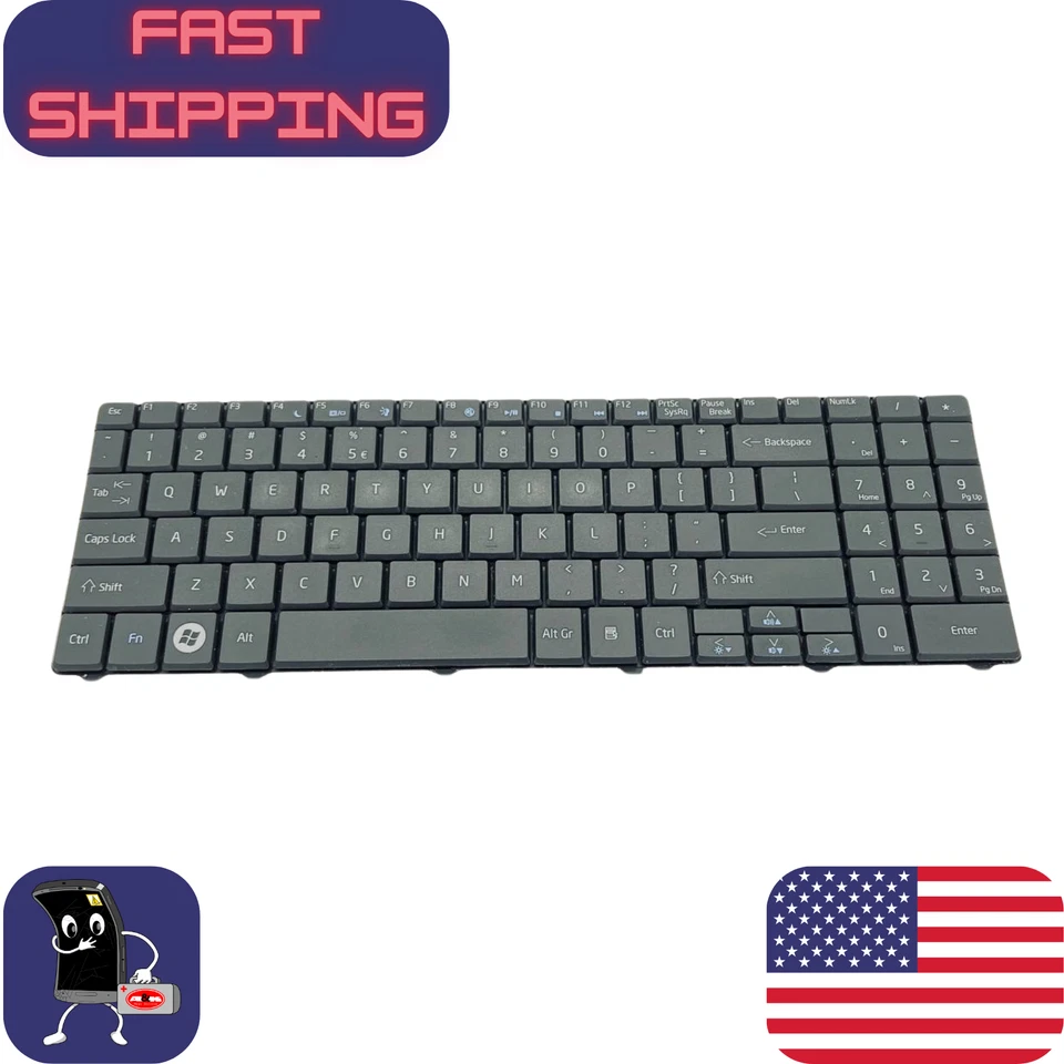 Teclado para notebook Emachines E627 MP-08G63U4-698 PK1306R1A32 - Imagem 1 de 4