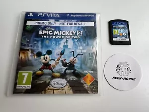 Disney Epic Mickey 2 The Power Of Two - Promo - Jeu Sony PS Vita - PAL - Foto 1 di 3