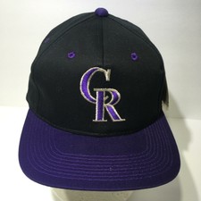 VTG MLB Colorado Rockies Drew Pearson Snapback baseball Cap Hat OSFA NWT