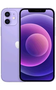 Smartphone Apple iPhone 12 128 Violet Désimlocké 128 Go Très Bon état - Photo 1/1