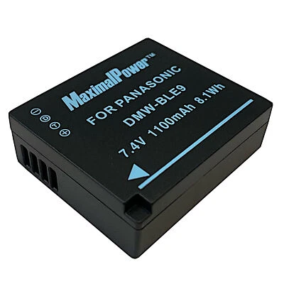 Batería de repuesto MaximalPower para Panasonic DMW-BLE9 DMW-BLG10, Lumix DC-ZS70 Foto 1 de 4