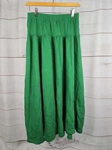 VTG Adrienne Vittadini Skirt Sport Womens Pull On Flare 100% Cotton Sz L #V - Picture 1 of 3