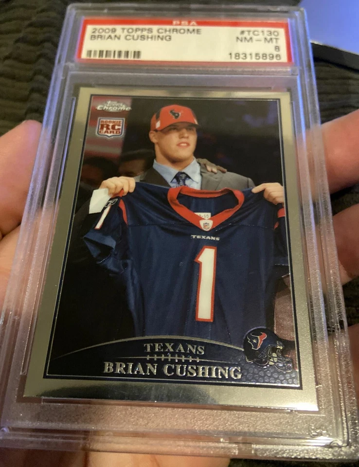 2009 Topps Chrome #TC130 Brian Cushing PSA 8 with only 9 Higher! - Image 1 of 2