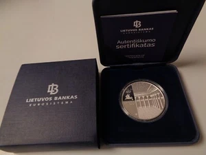 LIETUVA LITAUEN 2022 - 20 Euro in Silber (28,3g), PP - 100 Jahre litauische Bank - Bild 1 von 2