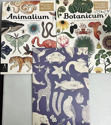 Animalium Botanicum 2 Book Set With Prints Brand New No Box — 第 1/3 张图片