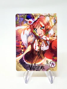 VAMPIR Token - veränderte Göttin Geschichte Waifu CLOWN - handbemalt mit Tinten - Bild 1 von 5