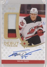 2020 Ultimate Collection Debut Threads /99 Nolan Foote RPA Rookie Patch Auto RC