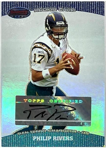 2004 Bowman's Best Refractor Philip Rivers Auto RC #129 /199 - Bild 1 von 2