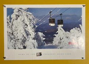 Vintage Original Stratton Mountain Resort Vermont VT Gondola Frequent Skifahrer Ski 1992 - Bild 1 von 5
