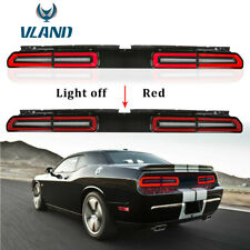 Red LED Tail Light Rear Lamp For 2008-2014 Dodge Challenger Sequential Indicator