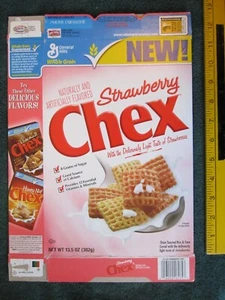 Leere GENERAL MILLS Müslischachtel 2007 NEU! ERDBEERE CHEX Z6B9 - Bild 1 von 2