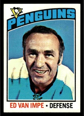 1976-77 Topps Ed Van Impe #157 - Pittsburgh Penguins - Image 1 of 2