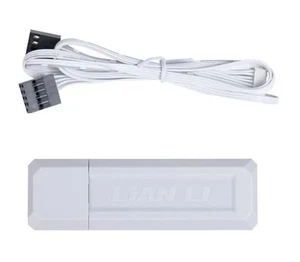 Lian Li UNI Fan SL Wireless & Strimer RF-T-W Wireless Controller - White - Picture 1 of 1