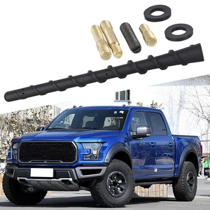 Short Rubber Spiral Antenna Mast Rod Radio AM/FM For Hyundai For Toyota-KIA - Picture 1 of 24