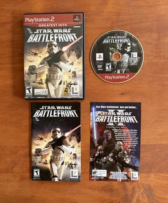 Star Wars: Battlefront (Playstation 2, PS2) CIB Complete w/ Reg Card & Tested - Image 1 of 4
