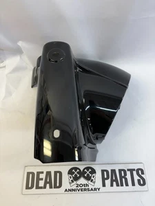 Harley black Roadking Special right side headlight fork cover housing 61300098 - Picture 1 of 5