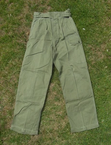 British Army 1950 Pattern Jungle Green Trousers Sz 7 Malaya Borneo JG Gurkha - Picture 1 of 10