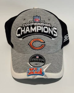 Chicago Bears 2006 Conference Champions Hat Super Bowl XLI Reebok Cap NFL NEW - Picture 1 of 7