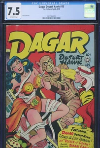 DAGAR DESERT HAWK #15 - CGC-7.5, OW - Kamen - Fox - Edad de Oro - Imagen 1 de 3